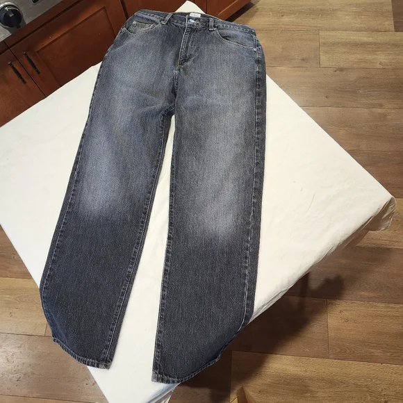 Calvin Klein Black Denim Straight Leg Jeans - Mens Size 34 - Picture 2 of 12